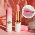 thumbnail image 2 of Peach Color Lip Balm Crystal Temperature Change Lipstick Girl Moisturizing LongLasting Lip Gloss Makeup Lip Care Repair Cosmetic, 2 of 5