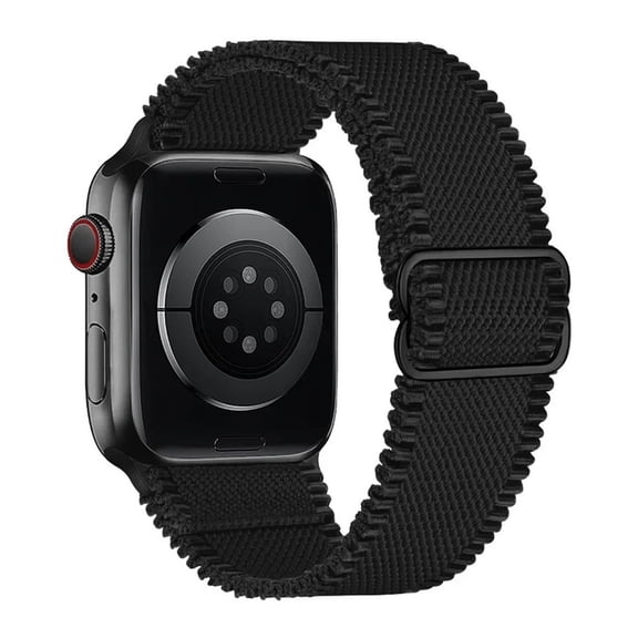 RoseOcean Nylon Elastic Braided Strap for Apple Watch Ultra 49mm 46mm 45mm 44mm 42mm 41mm 40mm Bracelet Series 10 9 8 7 6 SE 5 4