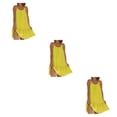 thumbnail image 4 of Vestido bohemio elegante Qarigey para mujer hombros descubiertos amarillo 2XL, 4 of 6