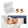 thumbnail image 4 of Waterproof Swimming Ear Plugs - 1 Pairs of Reusable Soft Silicone Swim Earplugs, Ear Protection for 4-12 Years - Ideal for Surfing, Diving, Pool, Showering, and Water Sports ,Orange, 4 of 6