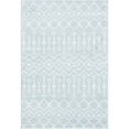 thumbnail image 1 of Unique Loom Moroccan Trellis Tribal Rug 6' x 6' Square Light Blue/Ivory, 1 of 1