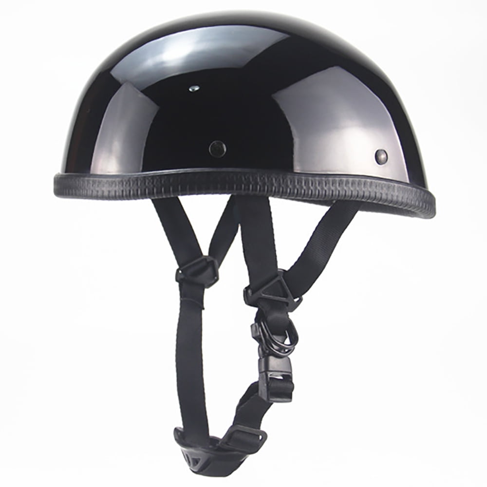 Zyutaosan Lightest Motorcycle Flat Dot Beanie Helmet Half Helmet Cap For Skid Scooter Chopper