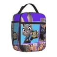 thumbnail image 2 of Cartoon Lunch Bag Zootopia Insulated Lunch Box Leakproof Cooler Food Lunch Containers for Work Travel and Picnic, 2 of 8