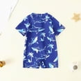thumbnail image 4 of mgoYE Swimsuit for Girls 8-10 Cute Baby Boy Swimsuit Short Sleeve One Piece Bathing Suit Summer Infant Rash Guard Surfing Suit 0M-3T(Dark Blue,2-3 Years), 4 of 4