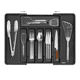 thumbnail image 2 of Organizador Bandeja Lab.G Extensible Cajon Cocina 8 Compartimentos Negro Plata, 2 of 5