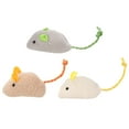 thumbnail image 4 of Juguete de ratón de peluche, juguete interactivo de ratón de gato de simulación para gatos y gatitos de interior, 4 of 12