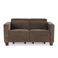 thumbnail image 4 of MCombo 62.2'' Wall Hugger Power Loveseat Recliner Sofa for Living Room, Office, Fabric, Coffee, 4 of 11