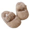 thumbnail image 2 of Kureaily Cozy Lined Slippers For Girls Warm Indoor Outdoor Soft Sole Winter Booties With Comfortable Kids Slide On Shoes For Toddler And Little 3-4 Years, 2 of 5