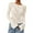 Beige, variant on PRETTYGARDEN Womens Lace Long Bell Sleeve Tops Fall Sexy See Through Sheer Floral Blouse Shirt Fitted Going Out Outfits