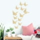 thumbnail image 3 of Pegatinas de pared para sala de estar, 12 piezas de mariposas huecas 3D para decoración del hogar, pegatinas de pared con acabado de lujo, 3 of 11