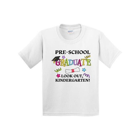 Inktastic Pre-school Graduate Look Out, Kindergarten Youth T-Shirt