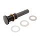 thumbnail image 5 of Ovalin Lavabo Redondo Rubinett Acero Inoxidable 304 Negro Super Lujo, 5 of 5