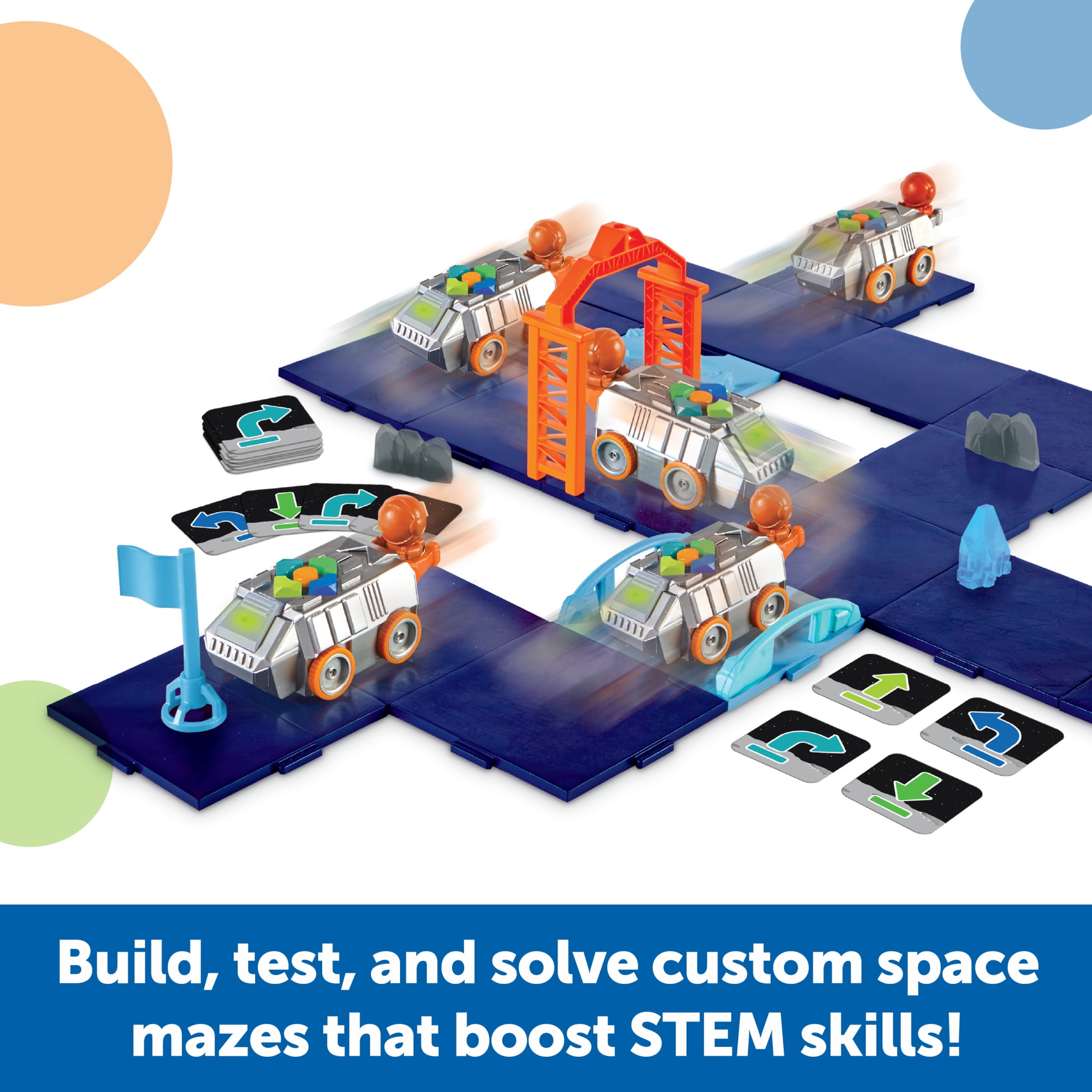 Learning Resources Space Rover Deluxe Coding Activity Set - Robotics for Kids, STEM Programming, Ages 4+