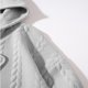 thumbnail image 5 of MHFRRA Sudadera con Capucha Informal de Mezcla Suave con Capucha Ajustable para Uso Diario, Ropa de Calle Cómoda Gris, 5 of 7