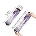 thumbnail image 4 of Naloa Lavender Blooms Window Ankle Socks for Women Non Slip Socks No Show Socks Classic Low Cut Casual Socks Casual Socks, 4 of 7