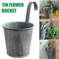 thumbnail image 4 of Vintage Flower Pot Metal Iron Flower Bucket Plants Hanging Pot Container for Home Balcony Wedding Decoration(1 PCS), 4 of 8
