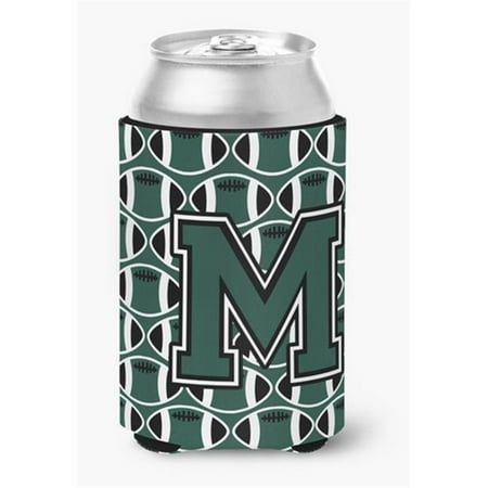 

Letter M Football Green & White Can or Bottle Hugger