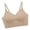 Coffee, variant on Women's Low Back Bra Wirefree Seamless Comfy Push Up Jelly Bras Multiway Straps Convertible Halter