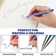 thumbnail image 4 of 10pcs Funny Pen Set Colorful Plastic Case Ballpoint Pen Set Satirical Inspirational Text Student, 4 of 5