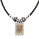 thumbnail image 1 of patron de juego naipes fichas utensilios collar a mano colgante de cuerda de cuero Unbranded M, 1 of 3