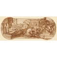 thumbnail image 2 of Federico Zuccaro 24x12 Gold Ornate Framed and Double Matted Museum Art Print Titled - Taddeo in the Belvedere Court in the Vatican Drawing the Laocoon (1595), 2 of 4