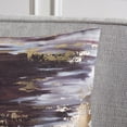 thumbnail image 3 of SAFAVIEH Andrine Abstract Pillow, 18" x 18", Gold/Navy, 3 of 5