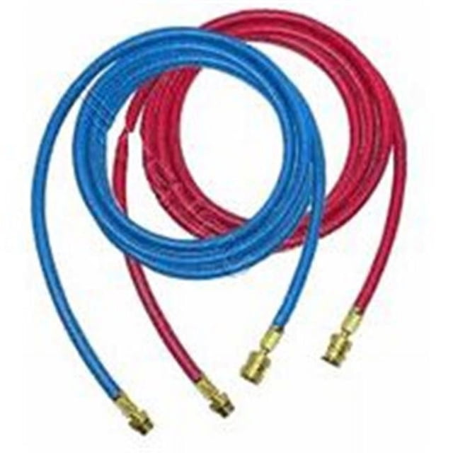 Robinair ROB34722 9 ft. Red-Blue Enviro Guard Hose Set for 34788 - 34288 - 34134Z - 2 Piece
