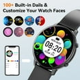 thumbnail image 3 of Mingdaln 2025 New Multifunctional Men's Smart Watch, 1.39-inch Large Screen, (Answer/Make Calls/Message Reminder Function), with Fitness Tracker, fits for Android and Iphone Devices, 3 of 11