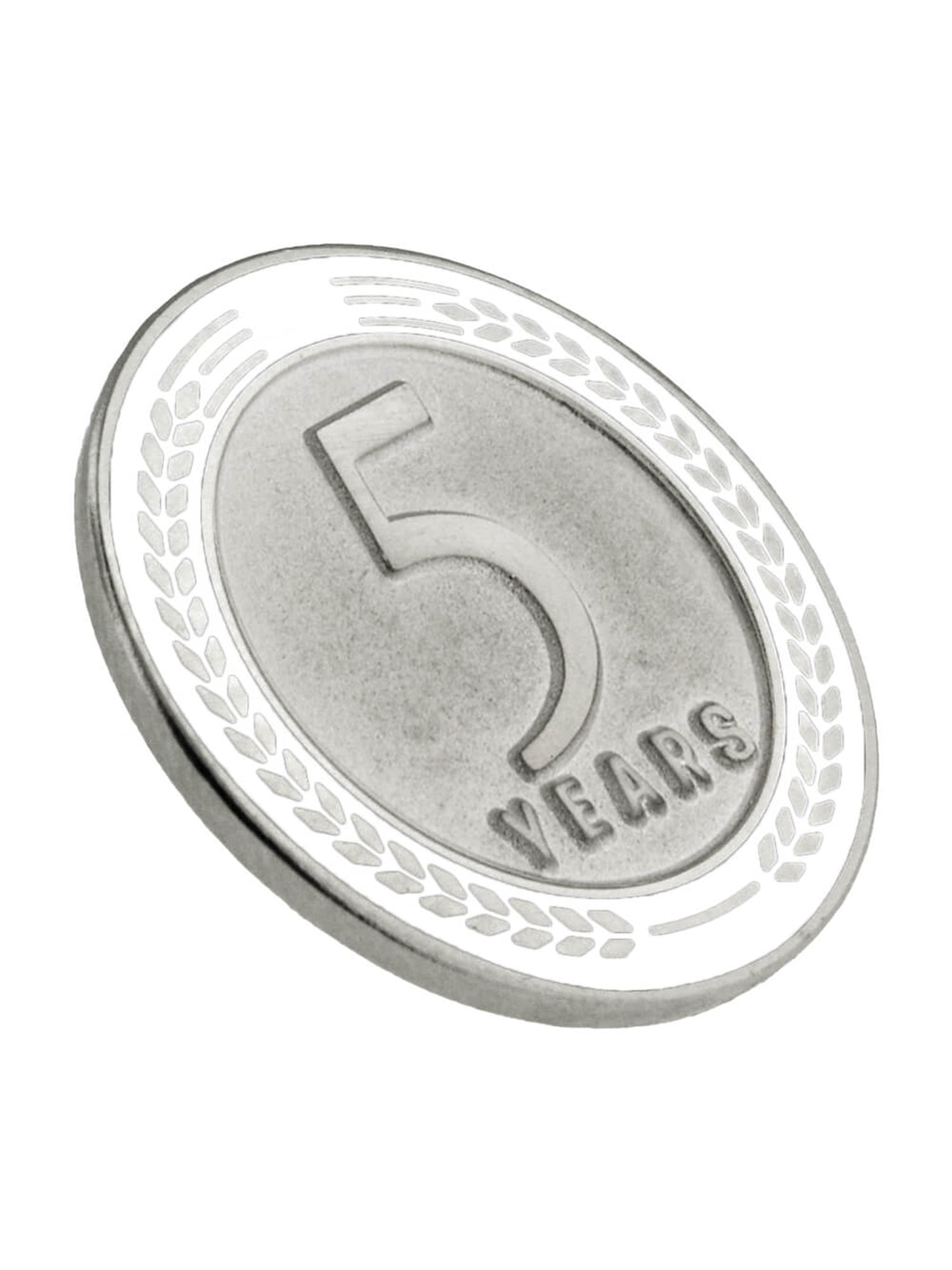 PinMart 31 Years of Service Award Employee Recognition Gift Lapel Pin White