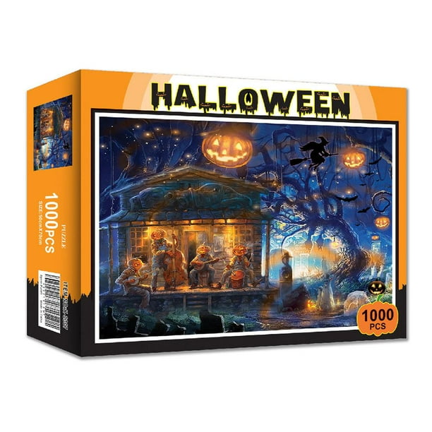 Para Adultos Y Niños Rompecabezas De Papel De Halloween Juguetes Intelectuales 1000 Piezas Scienceny HA046911-01