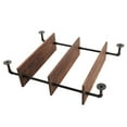 thumbnail image 7 of 3-Tiers Industrial Pipe Shelves, Rustic Wall Mount Shelf, Metal Hung Bracket Bookshelf, 7 of 7