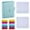 Mint Blue, variant on Antner A6 6-Ring Binder Set, PU Leather Cover with 12 Zipper Cash Envelopes & Stickers, Money Saving Organizer for Cash Stuffing, Dark Green
