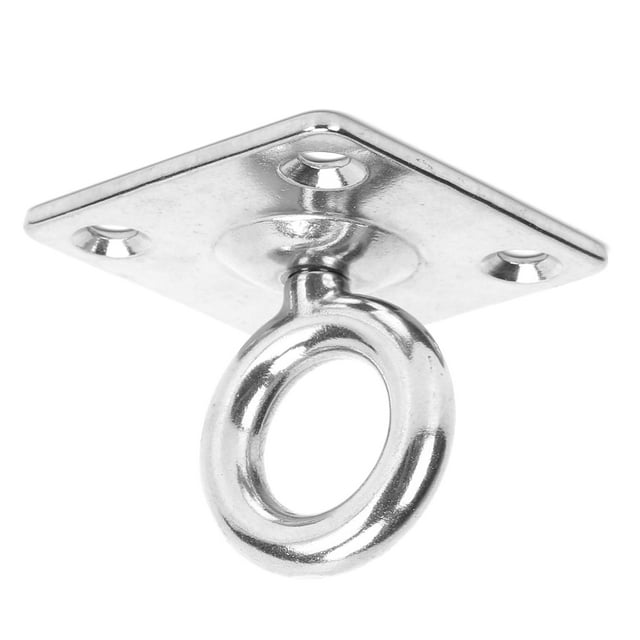 Boucle de Porte Carrée Rotative en Acier Inoxydable 360, Résistante à la Corrosion, Poli Miroir, Durable, Grand Gamme d'Applications