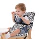 thumbnail image 1 of Silla alta portátil para bebé, asiento de arnés de viaje para alimentación de niños pequeños, arnés de tela lavable de seguridad con correas ajustables, cinturón de hombro, 1 of 5