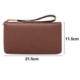thumbnail image 2 of Sac à Main pour Femmes, Sac à Fermeture Éclair en Cuir Blindé RFID, 2 of 5