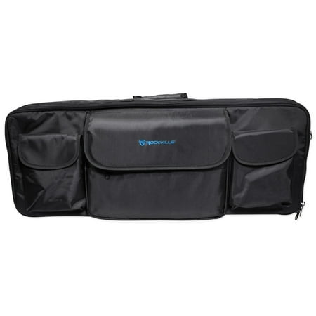 Rockville Travel Case Soft Carry Bag For 49 Key Music Controllers Keyboards