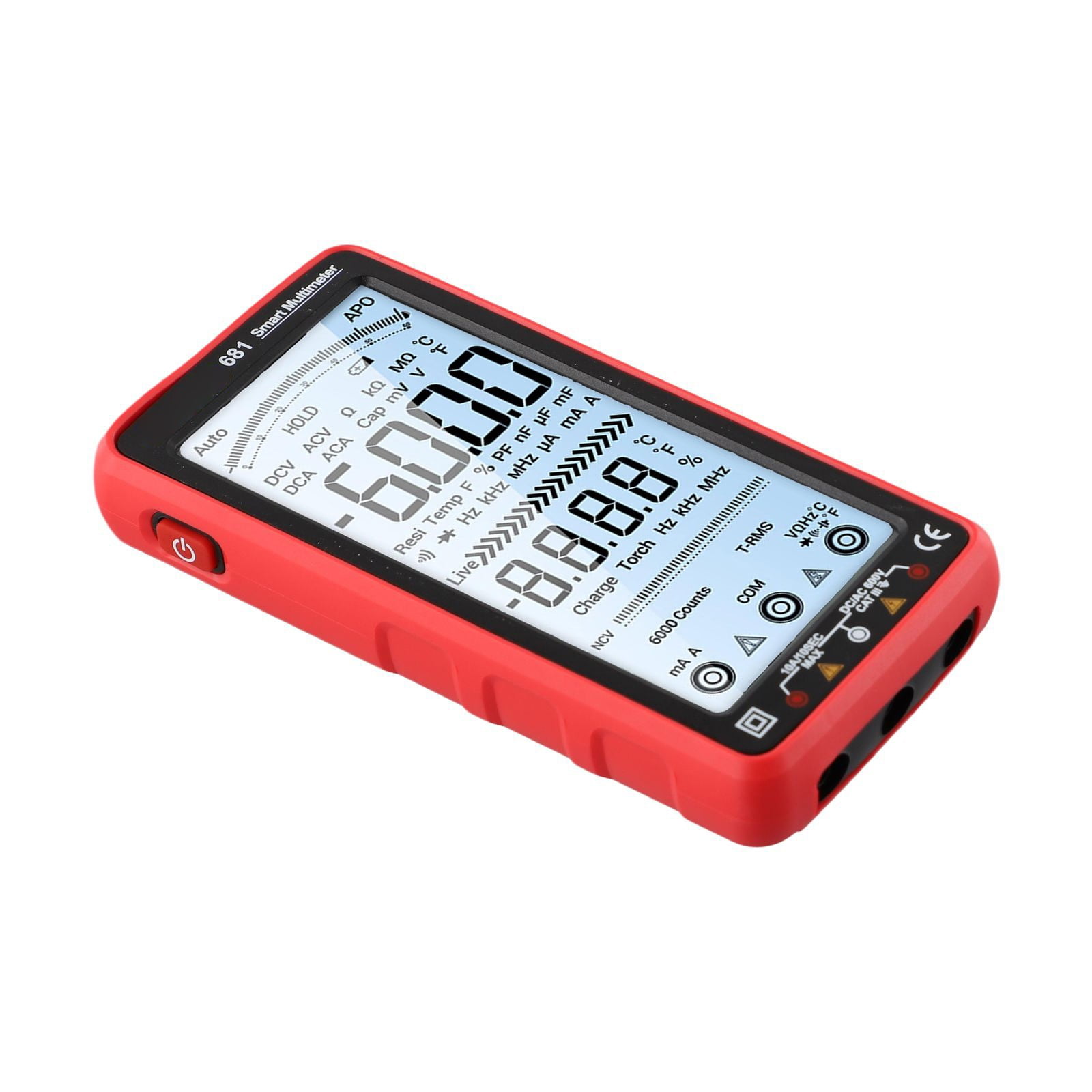 Aneng 681 Rechargeable Digital Professional Multimeter Non-Contact Voltage Tester Ac/Dc Voltmeter Lcd Screen Current Tester