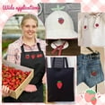 thumbnail image 5 of 36pcs Strawberry Iron on Patches Fruit Sew on Patches 6 Styles Cute Red Embroidered Applique Patches Sewing Patches Decorative, 5 of 5