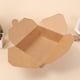 thumbnail image 4 of EeaseMX 20 cajas de papel kraft para almuerzo, desechables, para llevar, para restaurante y hogar (800 ml), 4 of 7