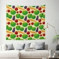 thumbnail image 2 of Daiia Vegetable Pattern Tapestry 60x51 Inches Wall Hanging Tapestry Artistic Wall Hanging Bedroom Wall Decor Living Room Tapestry Dorm Room Decor, 2 of 9