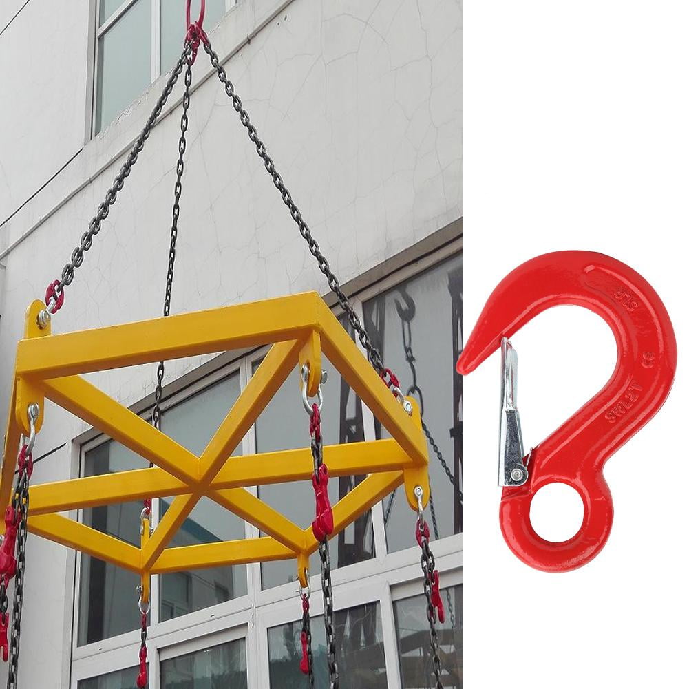 Details about   Alloy Steel Eye Slip Hook Rigging Lifting Hook Bearing Capacity 2Ton for Rigging 