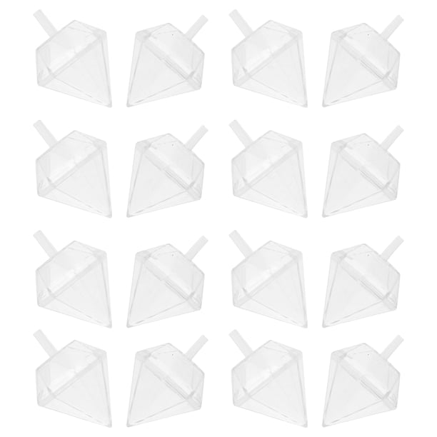 EXHUMKY 80Ud Base De Acrílico Clara Para Bouquet De Chocolates Soporte Decorativo Para Eventos Especiales