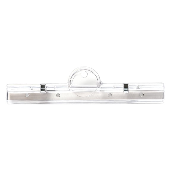 Extra Strong Magnetic Clips | Oimcto 4-In-1 Transparent Paper Clamps with Magnets, Hanging Hole & Label Slot for Fridge & Whiteboard
