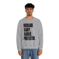 thumbnail image 4 of Barber Dad Fathers Day Birthday Ideas Sweatshirt, Gifts, Crewneck, 4 of 4