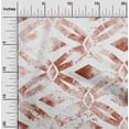 thumbnail image 2 of oneOone Polyester Spandex Rust Brown Fabric Geometrical Water Color Sewing Fabric By The Yard Printed Diy Clothing Sewing Supplies 56 Inch Wide, 2 of 4