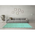thumbnail image 3 of Ahgly Company Indoor Rectangle Oriental Light Blue Traditional Area Rugs, 8' x 10', 3 of 4