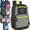 Assorted Colors Pack, variant on Trailmaker 24 Pack Bulk Backpacks, 18" Laptop Backpack with Padded Straps, Dual Zippers, Water Bottle Pocket & Multiple Storage Pockets for Travel, Work & Donation (Assorted Colors)