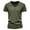 Army Green, variant on Coorders George Men’s & Big Men’s Breathable Cotton Crewneck Tee Tops with Short Sleeves, Black, Size, M