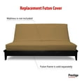 thumbnail image 3 of Premium Cotton/Polyester Futon Cover by Prestige Furnishings - Solid Collection - Solid Khaki - Full XL Size (54" x 80"), 3 of 6