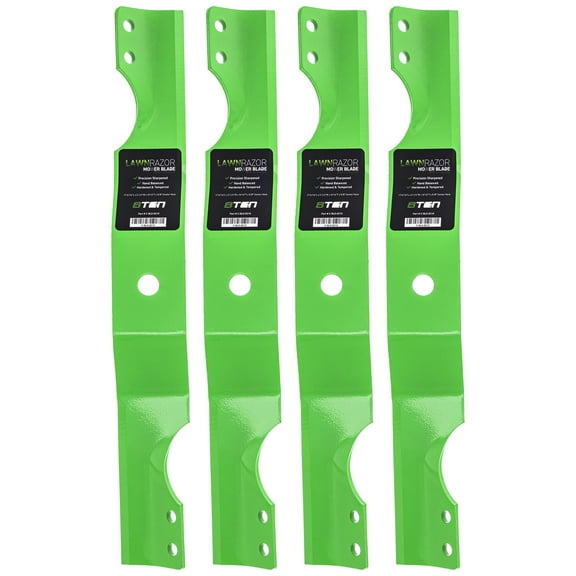 LawnRAZOR Notched Medium Lift Blade for Ariens 34 inch Zoom 34 03971900 4 Pack 810-CBL2432D